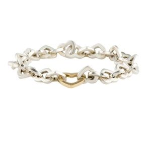 Tiffany two-tone heart bracelet
